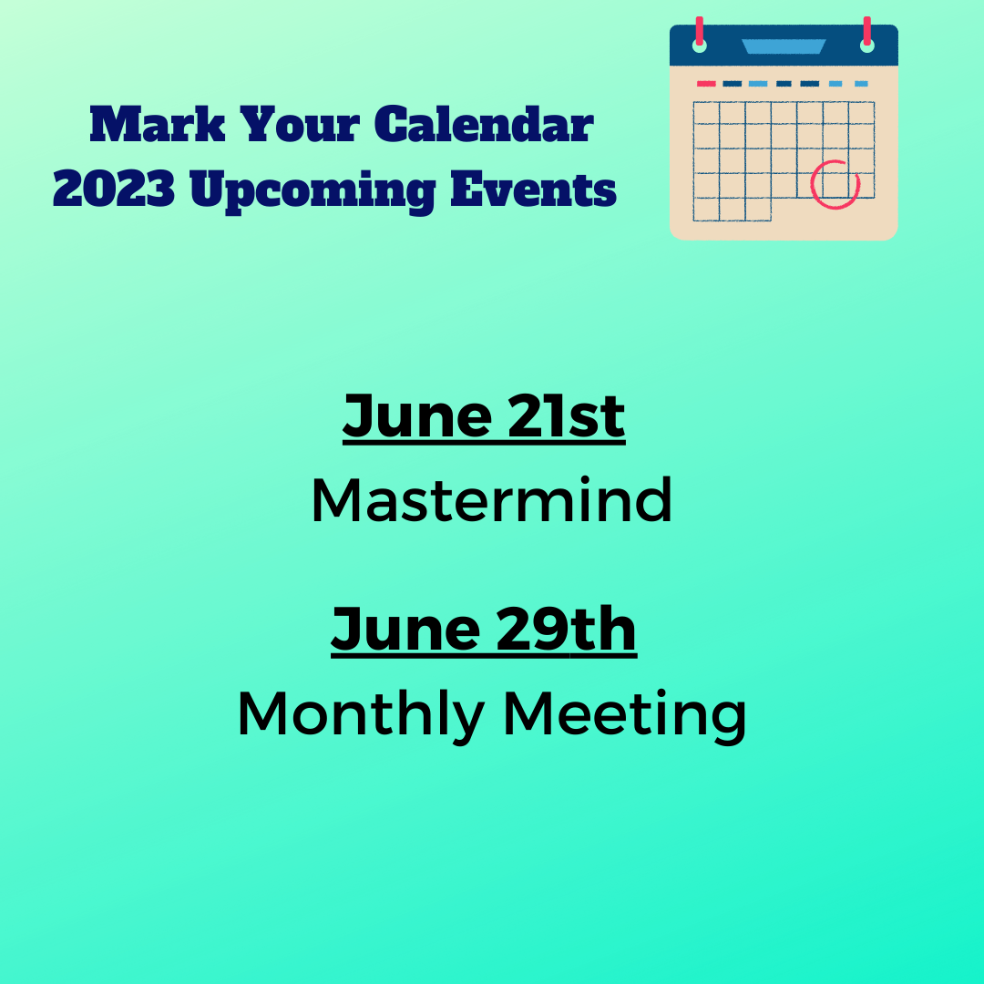 June Mark Your Calendar